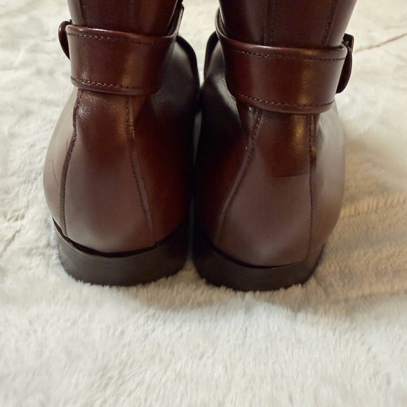 Vintage Cheaney by Church’s Brown Leather Ankle Buckle Beetle Boots 8.5 main image 7